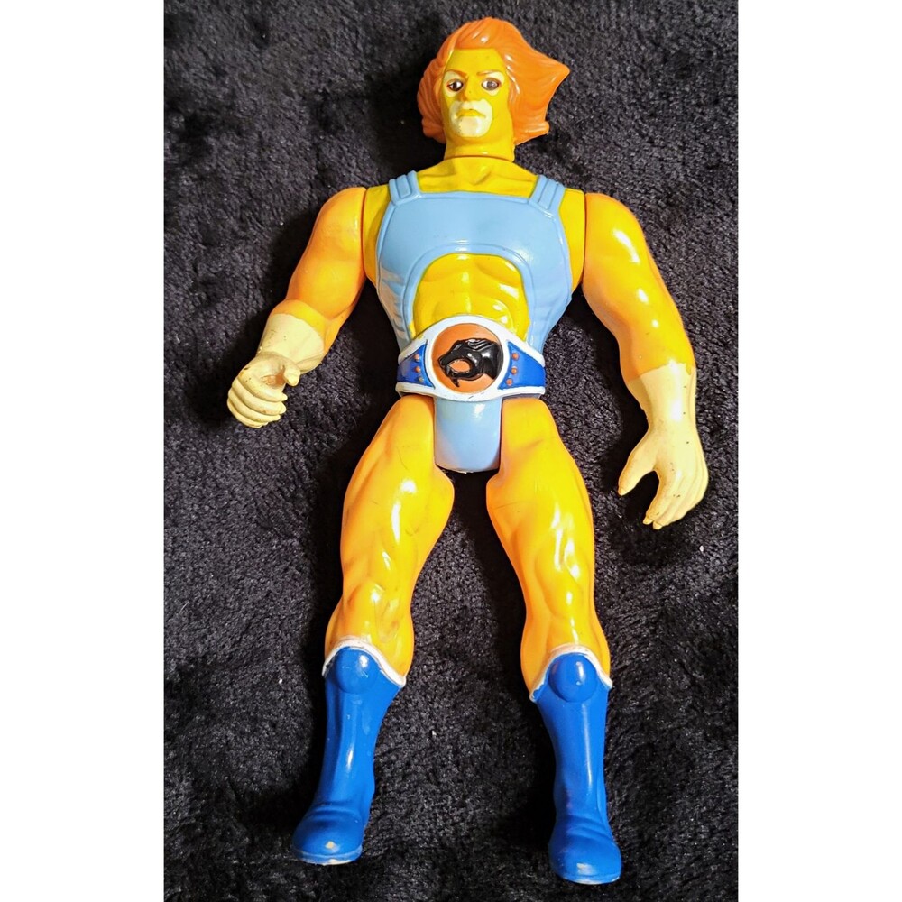LJN ThunderCats Lion-O Action Figure 1985 Light Blue Outfit Orange Hair